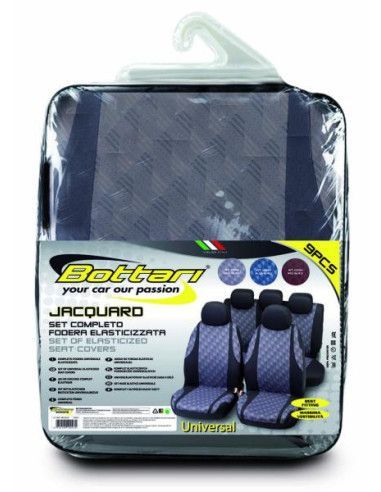 FUNDAS ASIENTOS BOTTARI JAQUARD GRIS