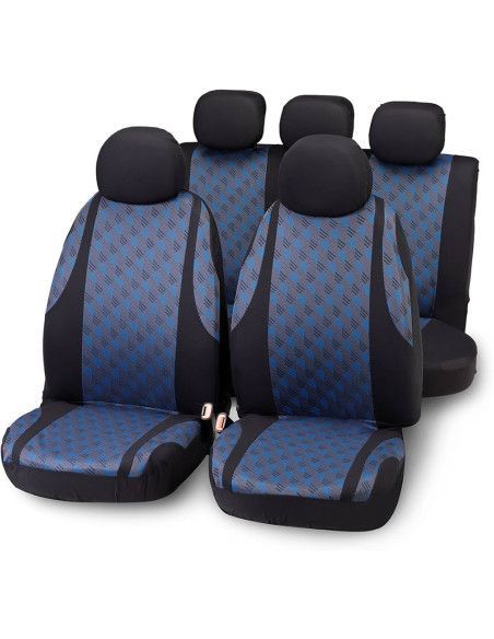 FUNDAS ASIENTOS JAQUARD AZUL