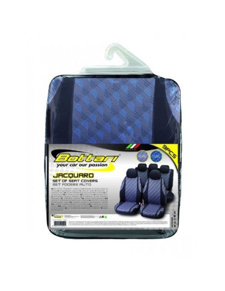 FUNDAS ASIENTOS JAQUARD AZUL