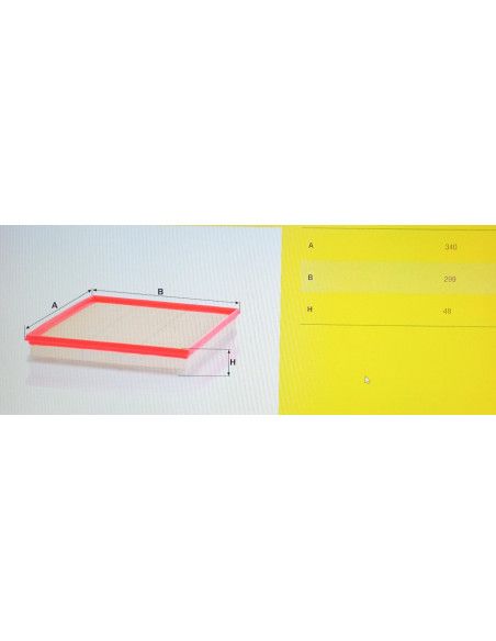 FILTRO DE AIRE FORD TOURNEO CUSTOM/TRANSIT/TRANSIT CUSTOM 2.0