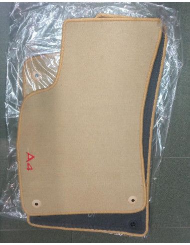 ALFOMBRAS AUDI A4 01-07 BEIGE