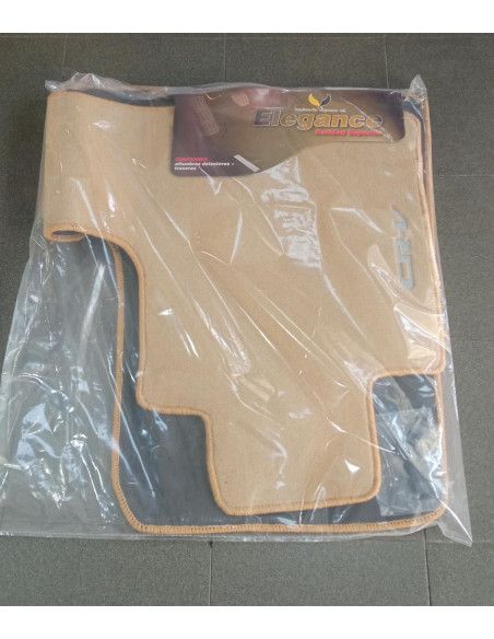 ALFOMBRAS HONDA CRV III 06-11 ELEGANCE BEIGE