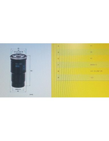 FILTRO COMBUSTIBLE MAZDA/SUBARU...