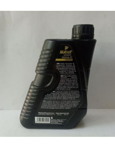 ACEITE MATRAX 10W40 4T 1L