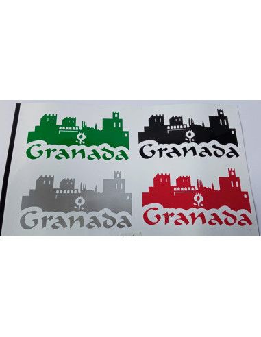 ADHESIVO GRANADA SILUETA ALHAMBRA 120...