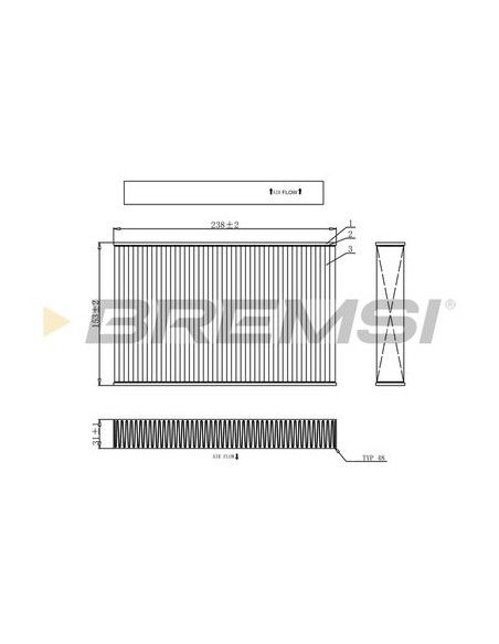 FILTRO DE HABITACULO NISSAN JUKE/PULSAR/SENTRA/TIIDA/RENAULT  FLUENCE