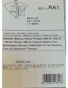 TUERCAS ANTIRROBO DE RUEDAS... 2