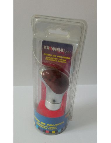 POMO DE PALANCA DE CAMBIO CROMADO/MADERA
