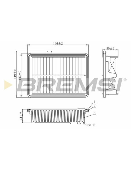 FILTRO AIRE HONDA HRV II/JAZZ IV1.3 102CV