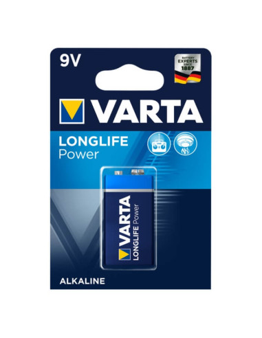 PILA ALKALINA VARTA 6LR61 9V