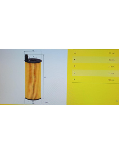 FILTRO DE ACEITE BMW/MINI/TOYOTA