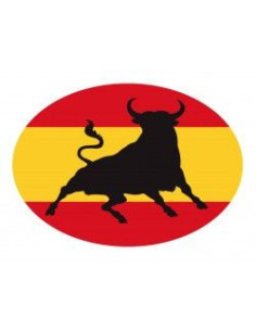ADHESIVO TORO BANDERA...