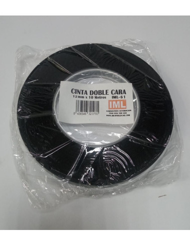 CINTA ADHESIVA DOBLE CARA 10M X 12MM