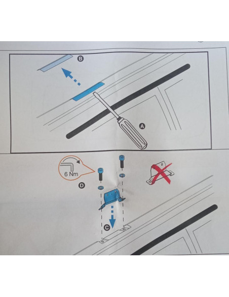 KIT DE BARRAS CRUZ NISSAN X-TRAIL 22-/ROGUE 21- RAILING