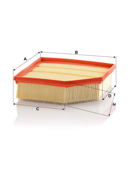 FILTRO DE AIRE VOLVO S60/V70/XC70/XC90 (2.4D)