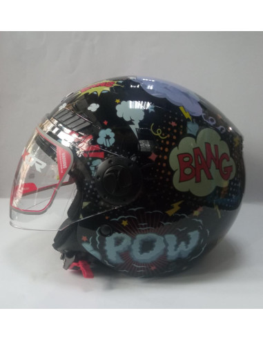 CASCO AXOR BOOM NEGRO