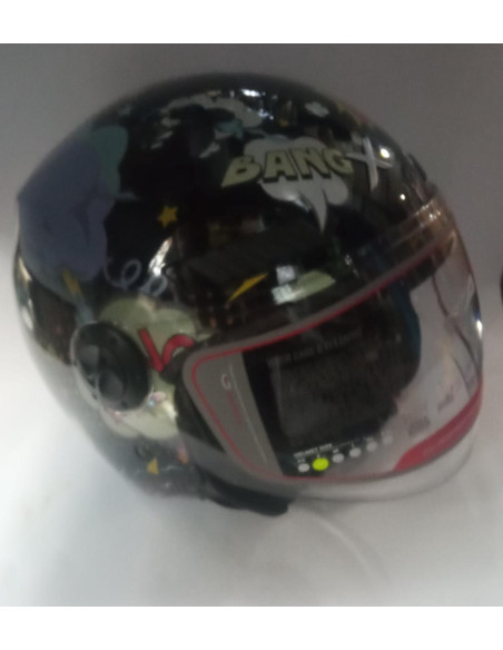 CASCO AXOR BOOM NEGRO