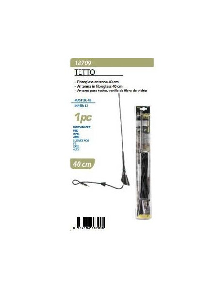 ANTENA DE TECHO 16V BOTTARI