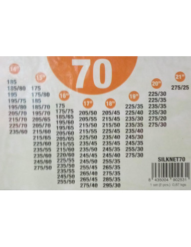 FUNDAS ANTIDESLIZANTES SILKNET GRUPO 70