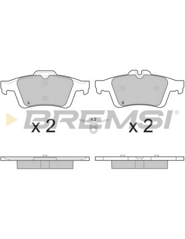 PASTILLAS DE FRENOS BREMSI CITROEN...