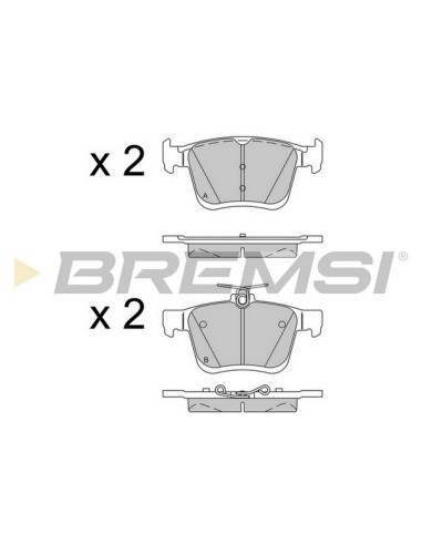 PASTILLAS DE FRENOS BREMSI...