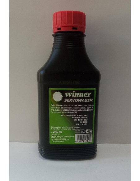 FLUIDO HIDRAULICO MT SERVOWAGEN 500 ML