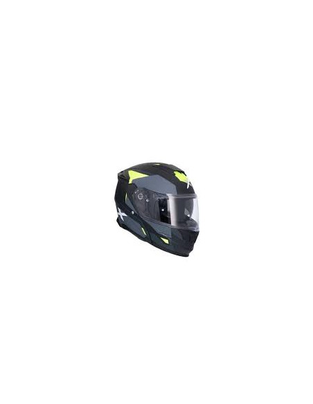 CASCO AXOR DISCOVER ROUTE NEGRO/AMARILLO