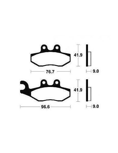 PASTILLAS DE FRENOS TECNIUM APRILIA/DERBI/GILERA/PEUGEOT/PIAGGIO