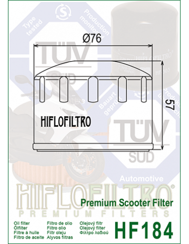 FILTRO DE ACEITE HIFLOFILTRO...