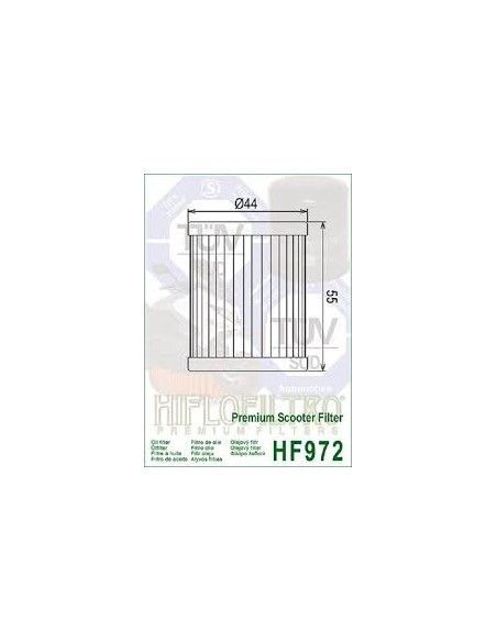 FILTRO DE ACEITE HIFLOFILTRO BURGMAN 250 98-07